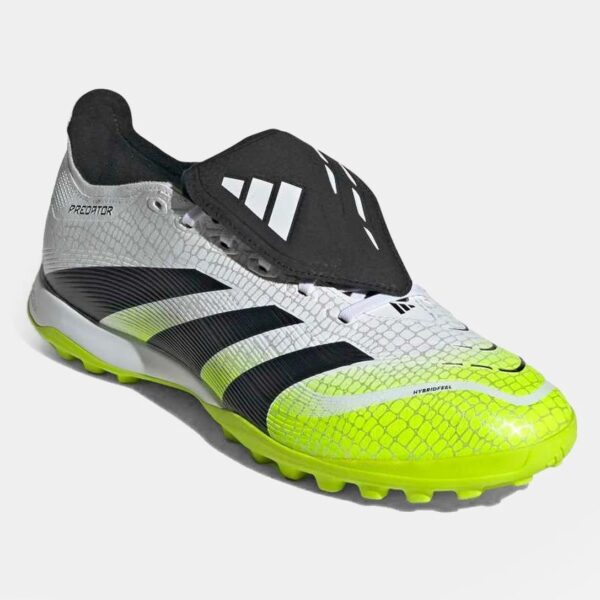 adidas predator league blanco y verde con lengueta (1) Adidas PREDATOR LEAGUE Con Lengüeta (Blanco/Verde)